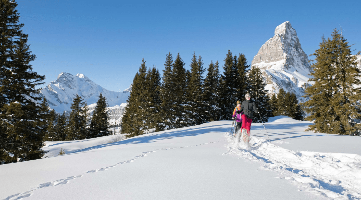 Winter Hiking in Braunwald and Enjoying a No Car Alpine Wonderland